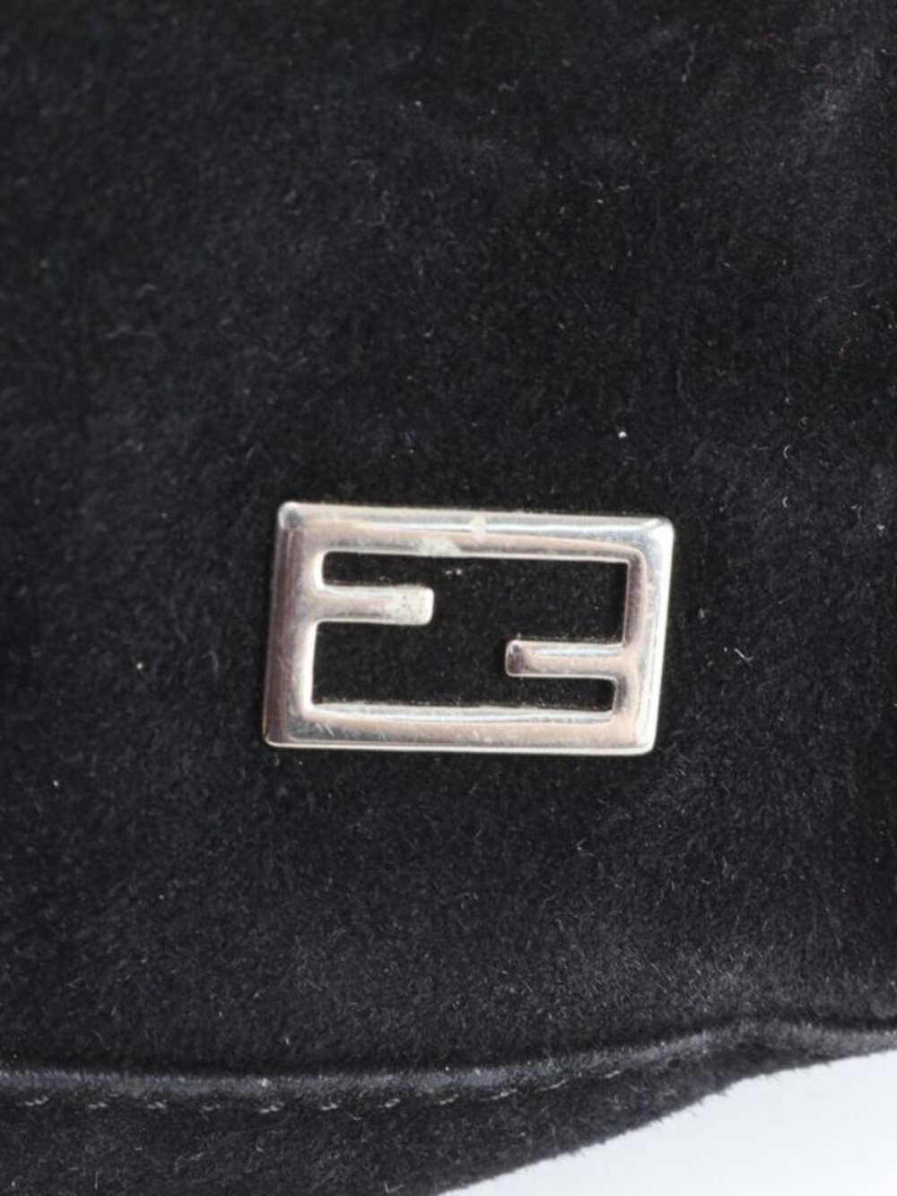 Fendi Vintage FF Logo Leather Handbag Pouch Tote - Picture 5 of 5